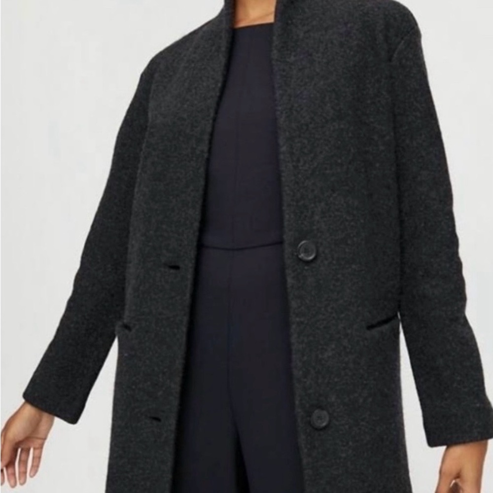 Wilfred Charcoal Trench Coat